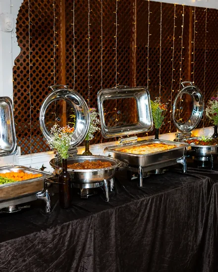 Candlelit buffet