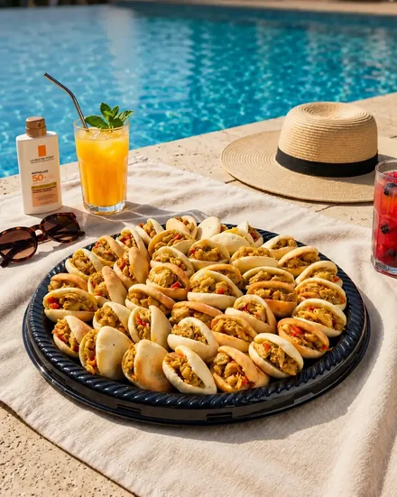 Poolside platter